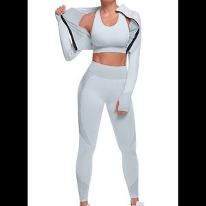 Grey 3-Piece Workout Set